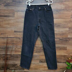 Vtg 90s Levi's 550 Relaxed Tapered Jeans High Rise  USA 12 L